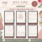 Self-Love Deluxe Digital Planner and Reflection Bundle — listing image 04