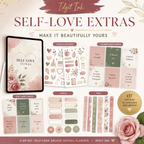 Self-Love Deluxe Digital Planner and Reflection Bundle — listing image 06
