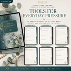 Stress-Management Deluxe Digital Planner and Coping Toolkit — listing image 06