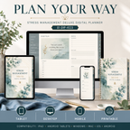 Stress-Management Deluxe Digital Planner and Coping Toolkit — listing image 09