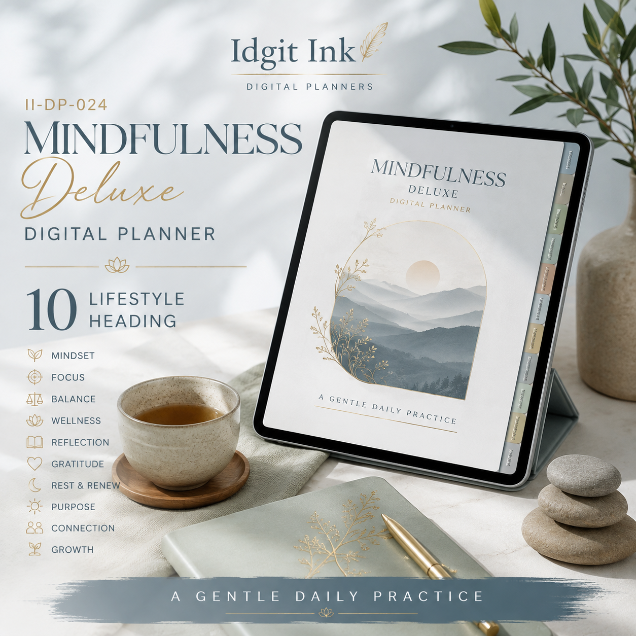 Mindfulness Deluxe Digital Planner and Practice Bundle — listing image 08