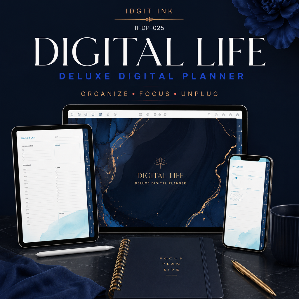 Digital Life Balance Deluxe Digital Planner — listing image 02