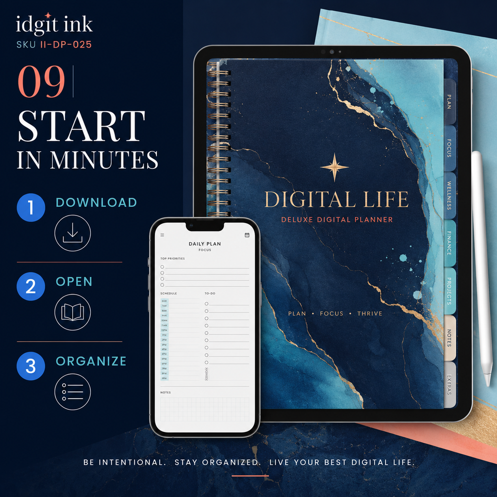 Digital Life Balance Deluxe Digital Planner — listing image 07