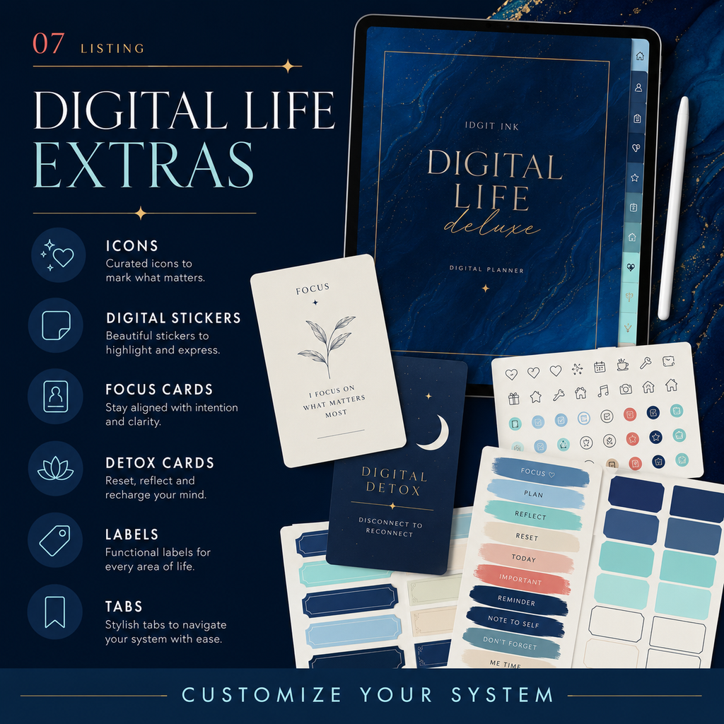 Digital Life Balance Deluxe Digital Planner — listing image 09