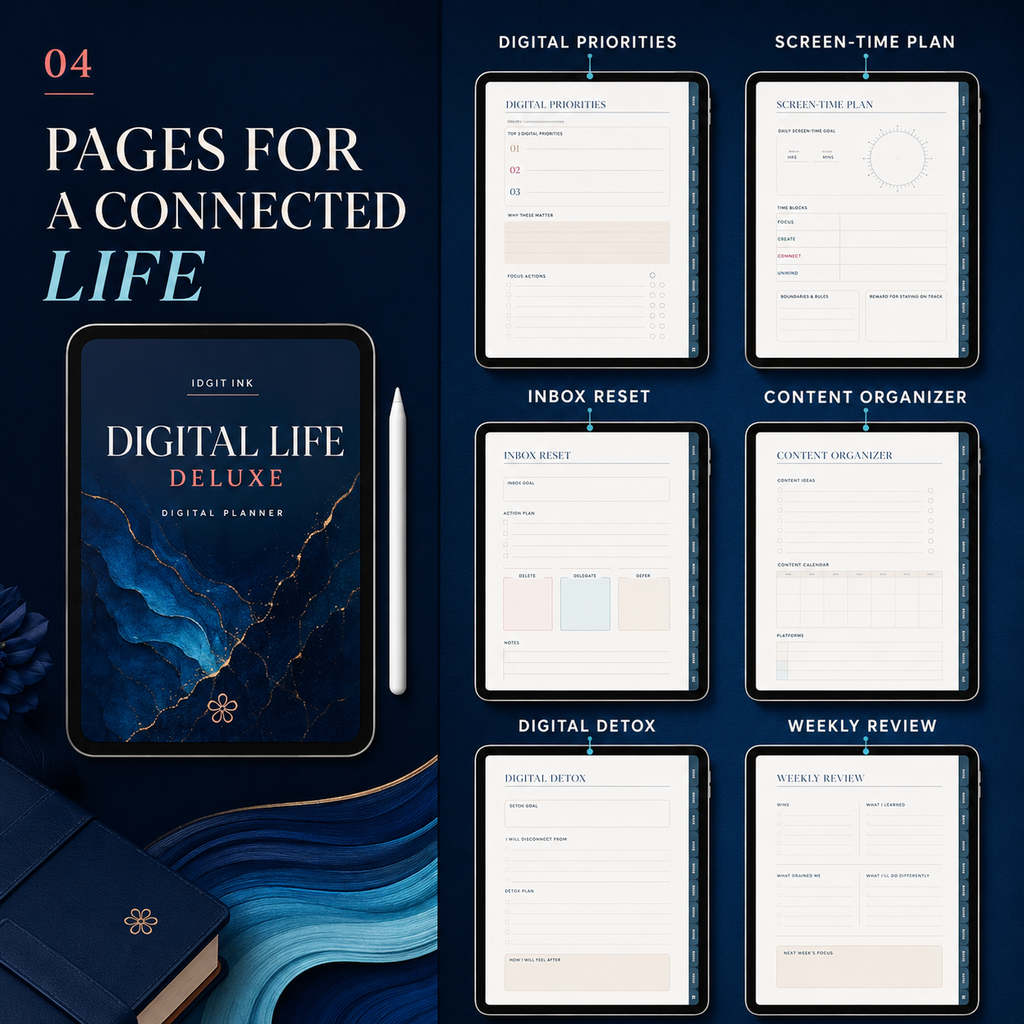 Digital Life Balance Deluxe Digital Planner — listing image 10