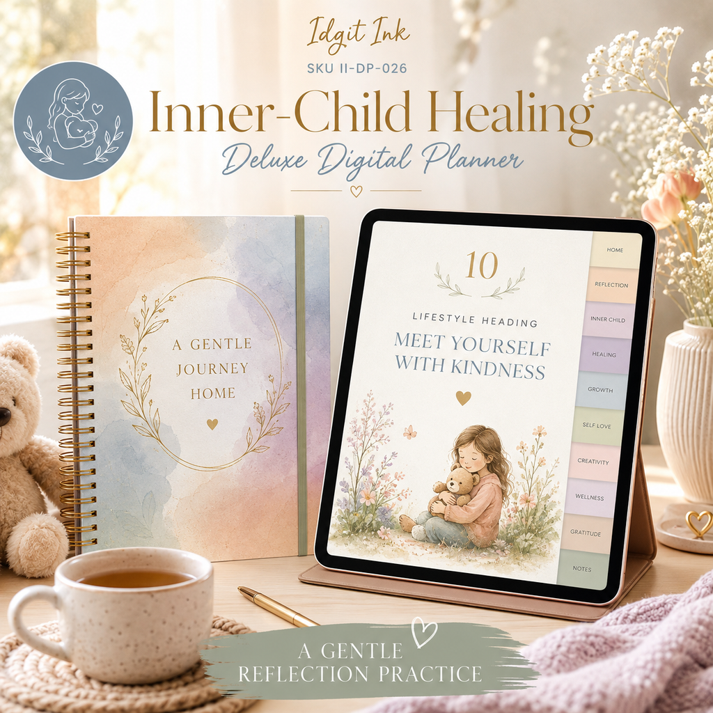 Inner-Child Healing Deluxe Digital Planner — listing image 10