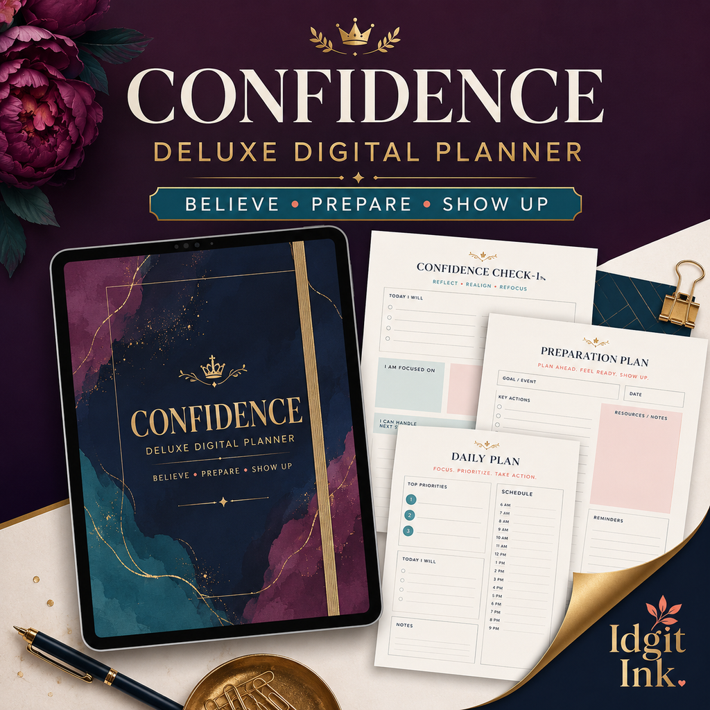 Confidence-Building Deluxe Digital Planner — listing image 01