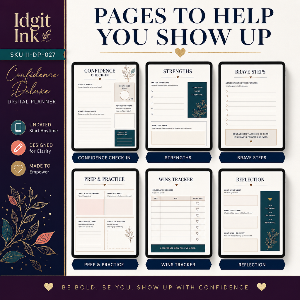 Confidence-Building Deluxe Digital Planner — listing image 04