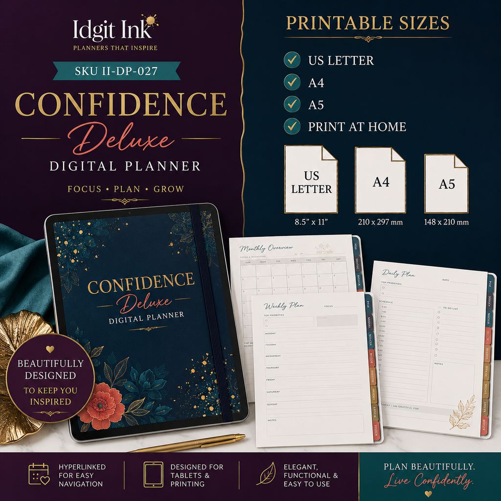 Confidence-Building Deluxe Digital Planner — listing image 06