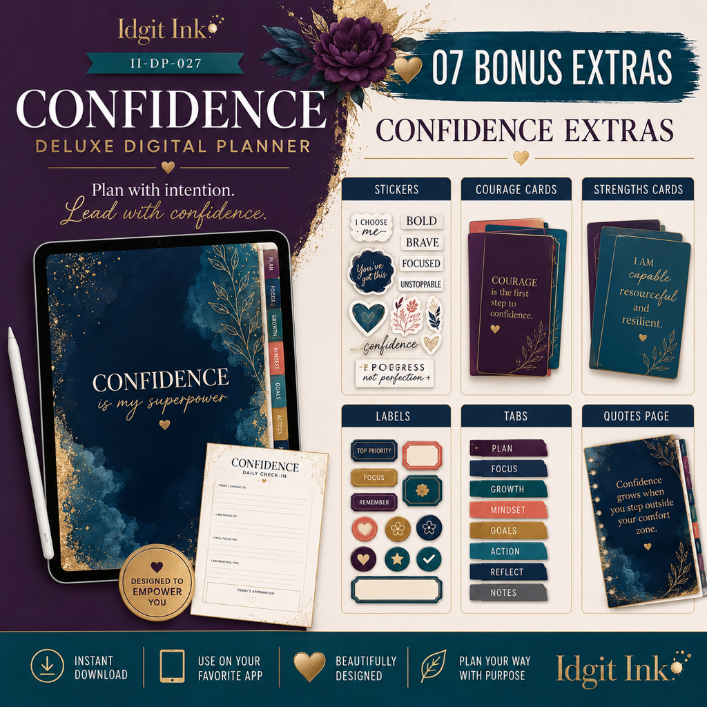 Confidence-Building Deluxe Digital Planner — listing image 07