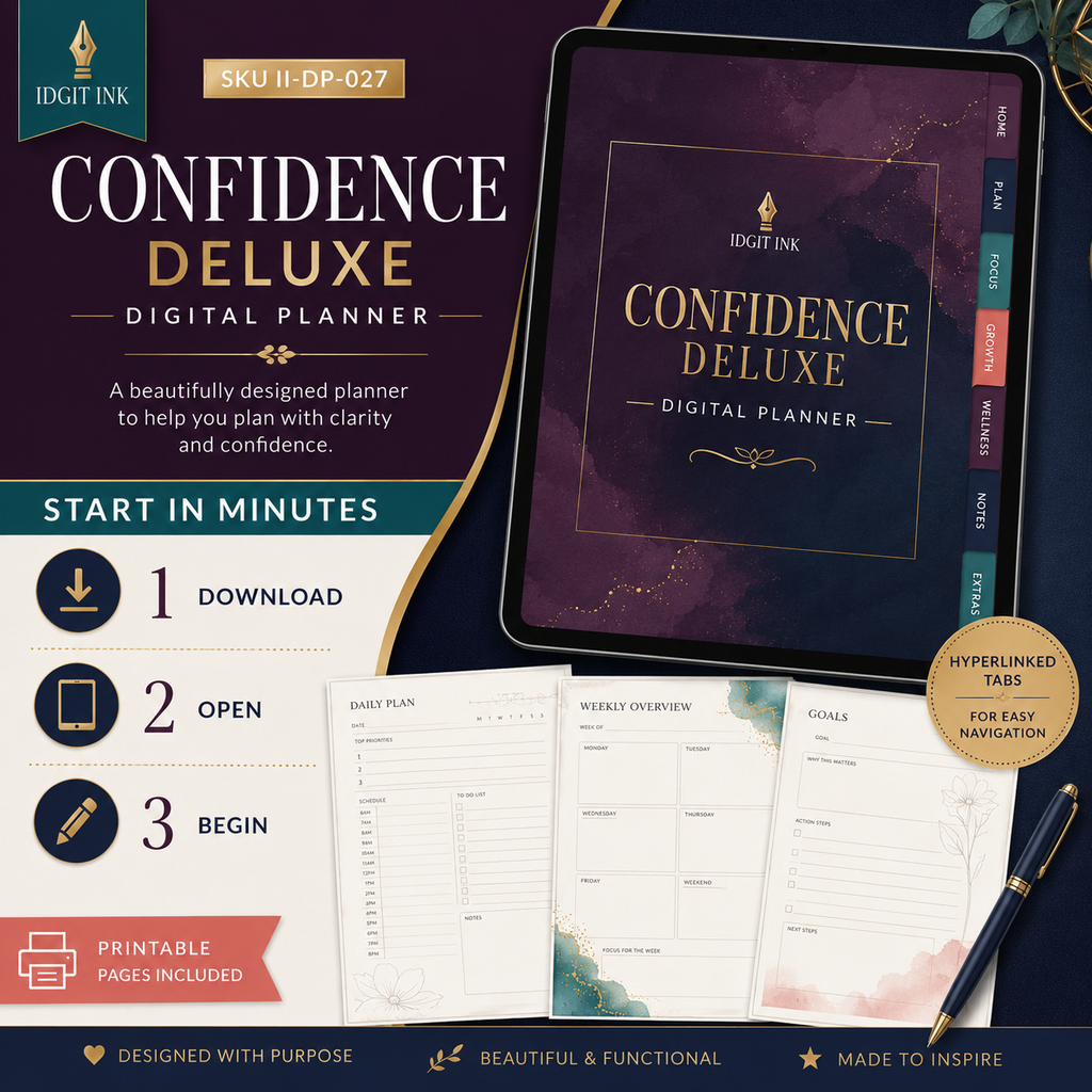 Confidence-Building Deluxe Digital Planner — listing image 09