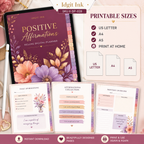 Positive Affirmations Deluxe Digital Planner and Card Bundle — listing image 05