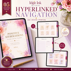 Positive Affirmations Deluxe Digital Planner and Card Bundle — listing image 06