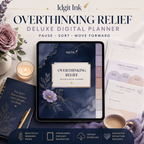 Overthinking Relief Deluxe Digital Planner and Mindset Toolkit — listing image 01