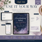 Overthinking Relief Deluxe Digital Planner and Mindset Toolkit — listing image 03
