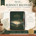 Burnout Recovery Deluxe Digital Planner and Reset Toolkit — listing image 01