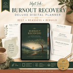 Burnout Recovery Deluxe Digital Planner and Reset Toolkit — listing image 01