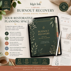 Burnout Recovery Deluxe Digital Planner and Reset Toolkit — listing image 03