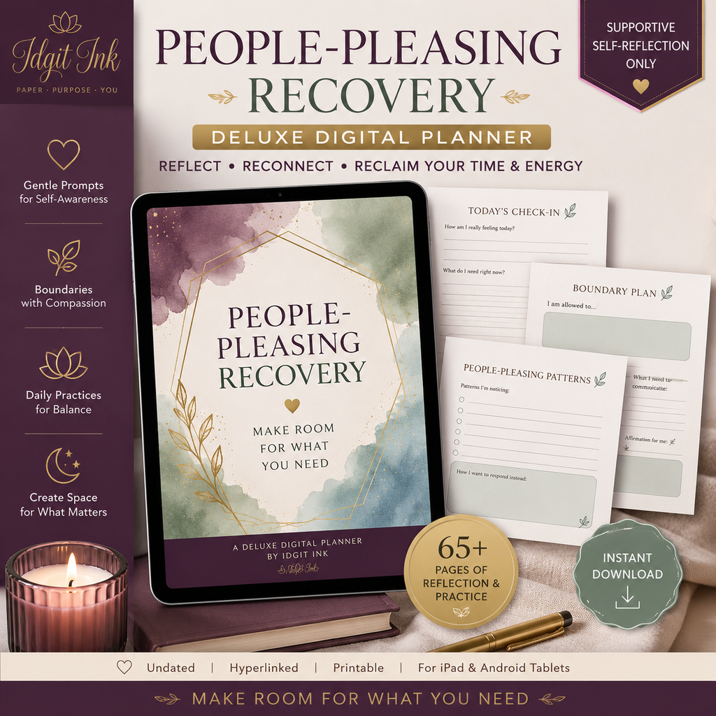 People-Pleasing Recovery Deluxe Digital Planner — listing image 08