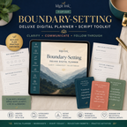 Boundary-Setting Deluxe Digital Planner and Script Toolkit — listing image 02