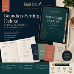 Boundary-Setting Deluxe Digital Planner and Script Toolkit — listing image 05