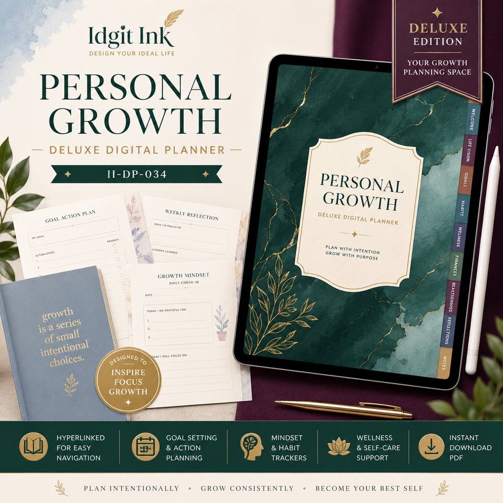 Personal-Growth Deluxe Digital Planner and Development Bundle — listing image 03