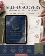 Self-Discovery Deluxe Digital Planner and Guided Workbook — listing image 01
