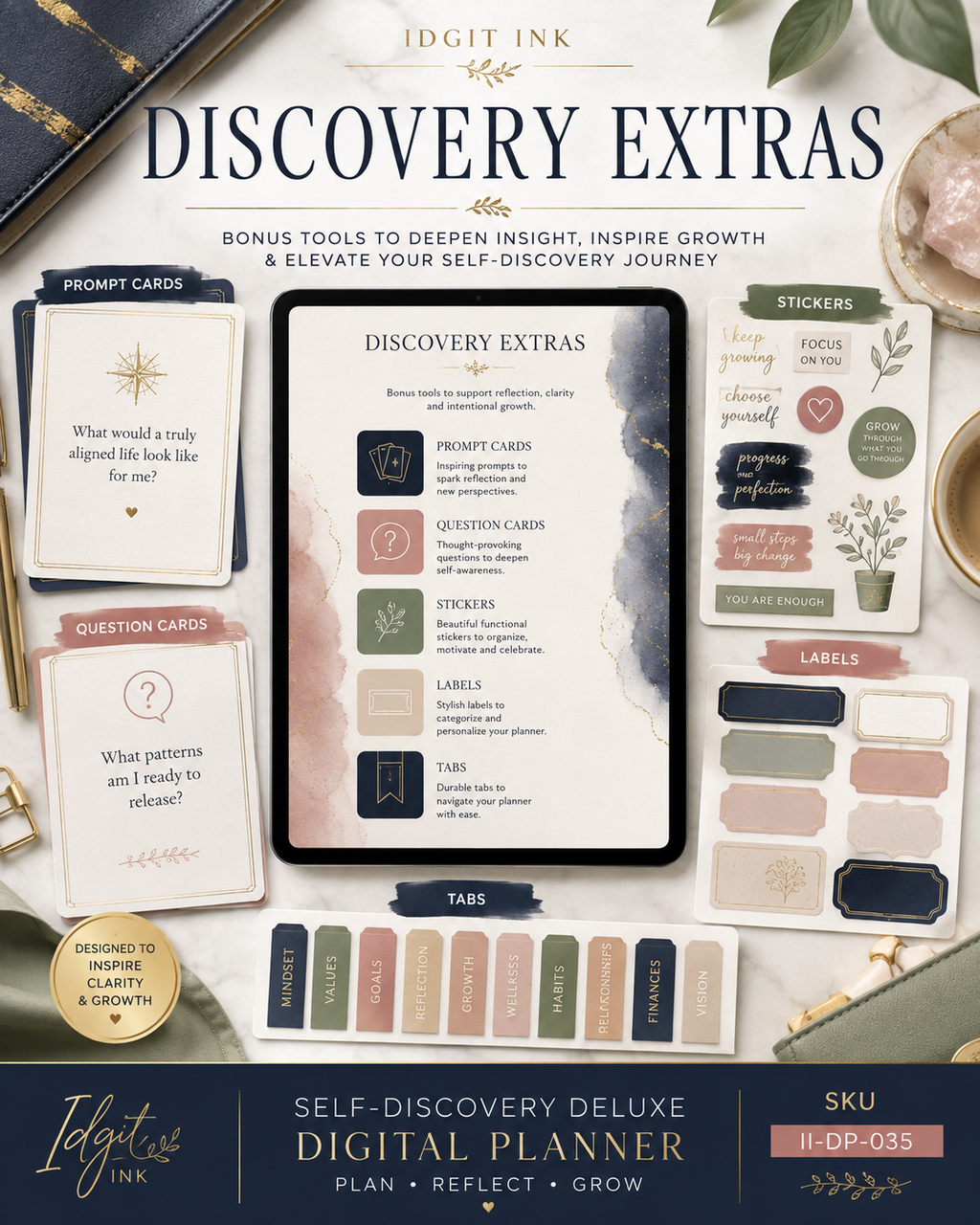 Self-Discovery Deluxe Digital Planner and Guided Workbook — listing image 07