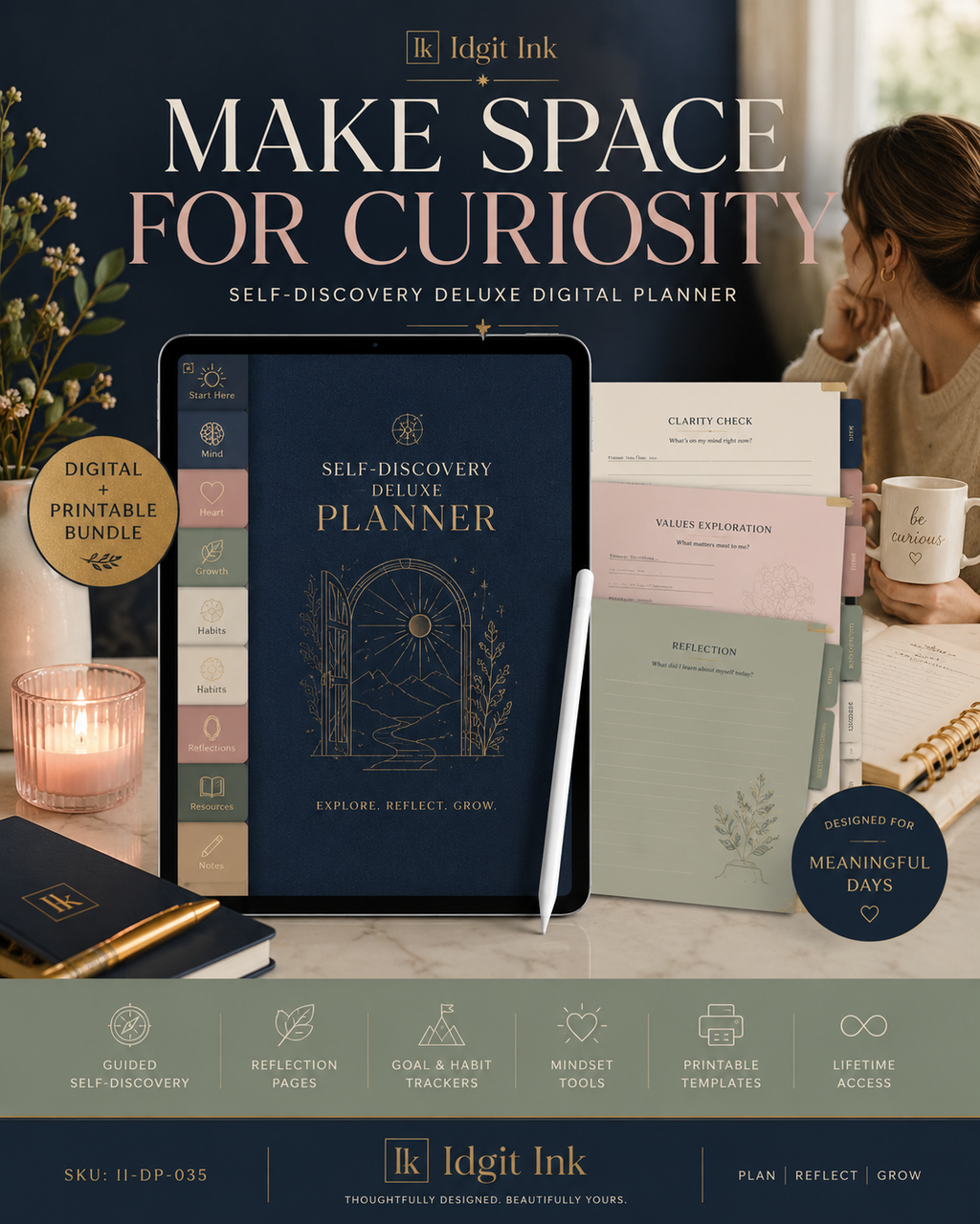 Self-Discovery Deluxe Digital Planner and Guided Workbook — listing image 08