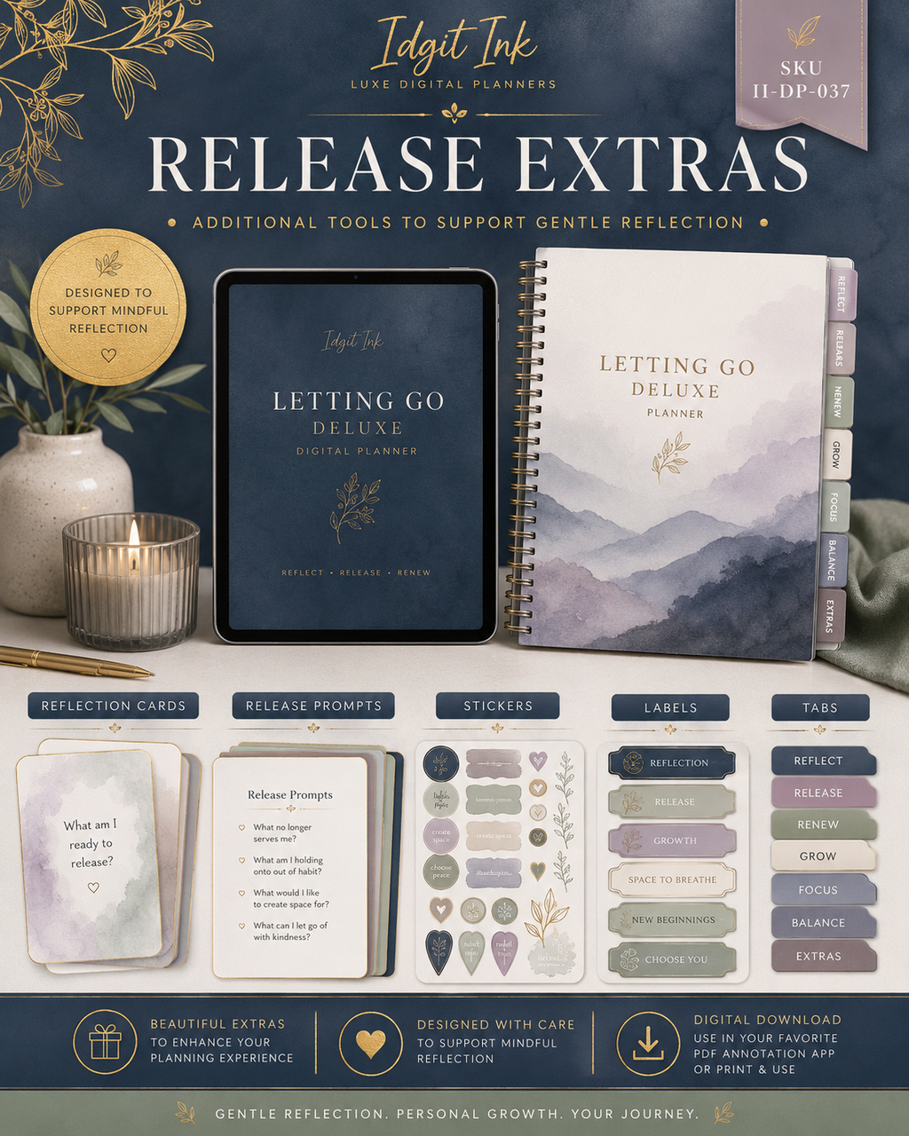 Letting-Go Deluxe Digital Planner and Release Workbook — listing image 07
