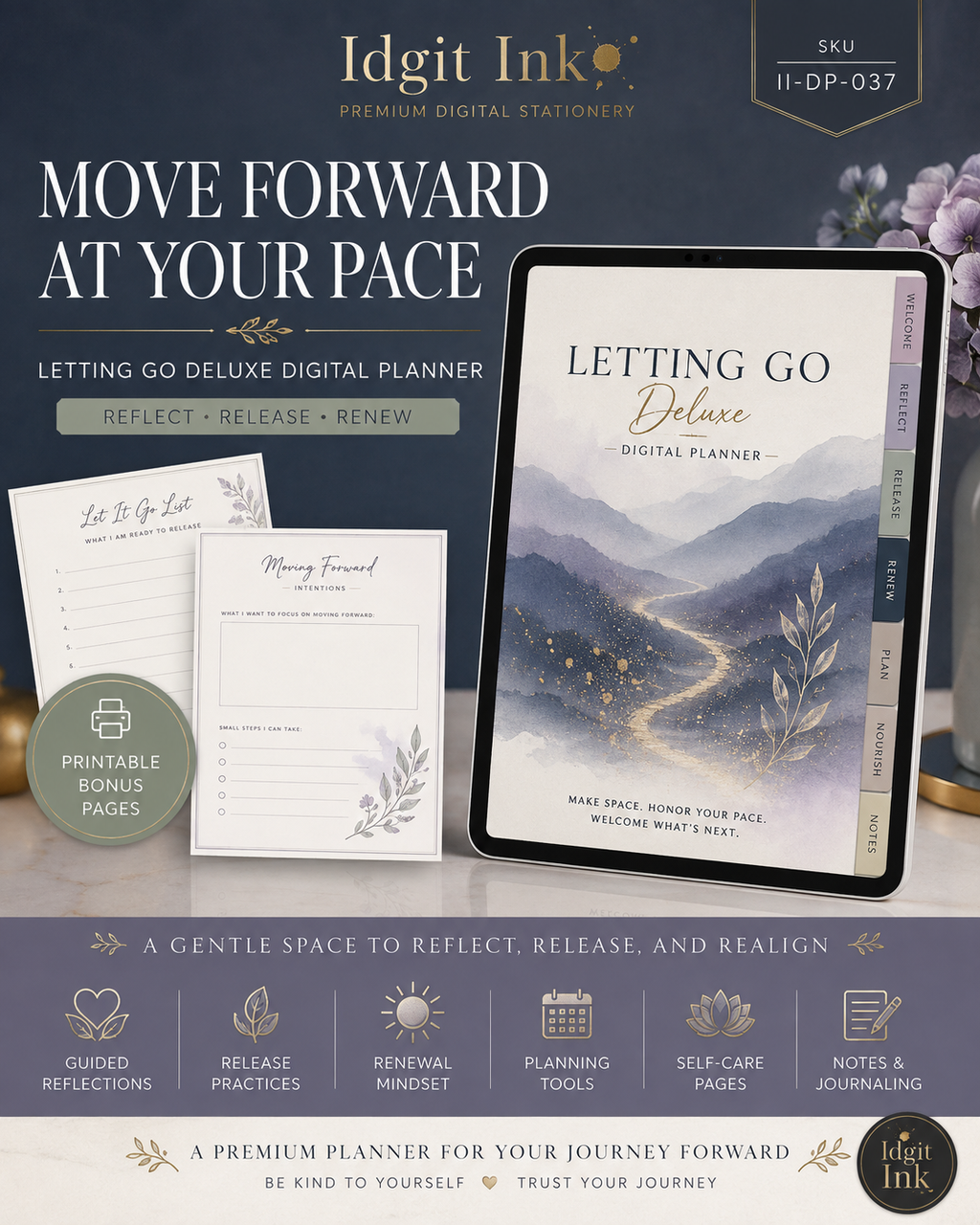 Letting-Go Deluxe Digital Planner and Release Workbook — listing image 08
