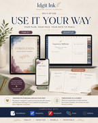 Forgiveness Deluxe Digital Planner and Reflection Workbook listing image 3 of 10