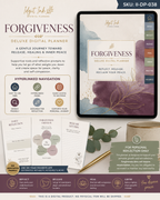 Forgiveness Deluxe Digital Planner and Reflection Workbook listing image 5 of 10