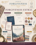 Forgiveness Deluxe Digital Planner and Reflection Workbook listing image 8 of 10
