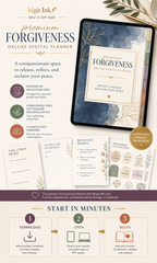 Forgiveness Deluxe Digital Planner and Reflection Workbook listing image 9 of 10