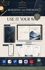 Resilience and Strength Deluxe Digital Planner listing image 4 of 10