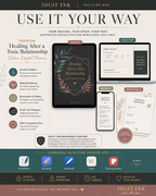 Healing After a Toxic Relationship Deluxe Digital Planner listing image 3 of 10