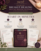 Breakup Healing Deluxe Digital Planner and Reflection Bundle listing image 9 of 10