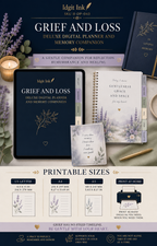 Grief and Loss Deluxe Digital Planner and Memory Companion listing image 2 of 10