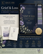 Grief and Loss Deluxe Digital Planner and Memory Companion listing image 4 of 10