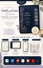 Grief and Loss Deluxe Digital Planner and Memory Companion listing image 6 of 10