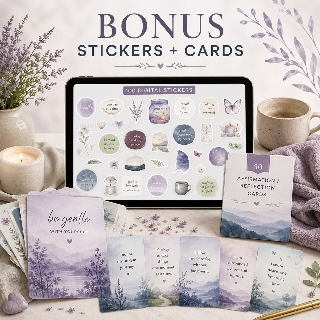 Grief and Loss Deluxe Digital Planner and Memory Companion listing image 7 of 10