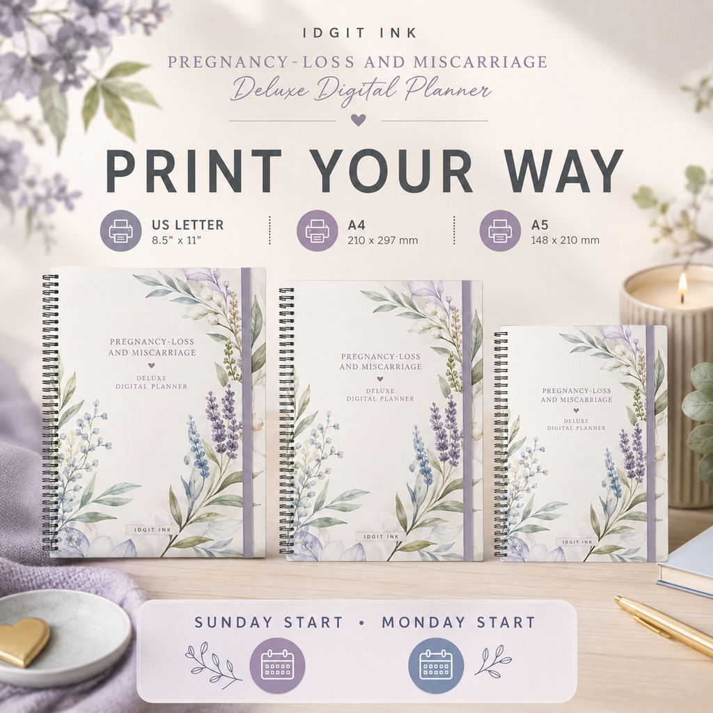 Pregnancy-Loss Support Deluxe Digital Planner — listing image 04
