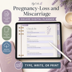 Pregnancy-Loss Support Deluxe Digital Planner — listing image 07