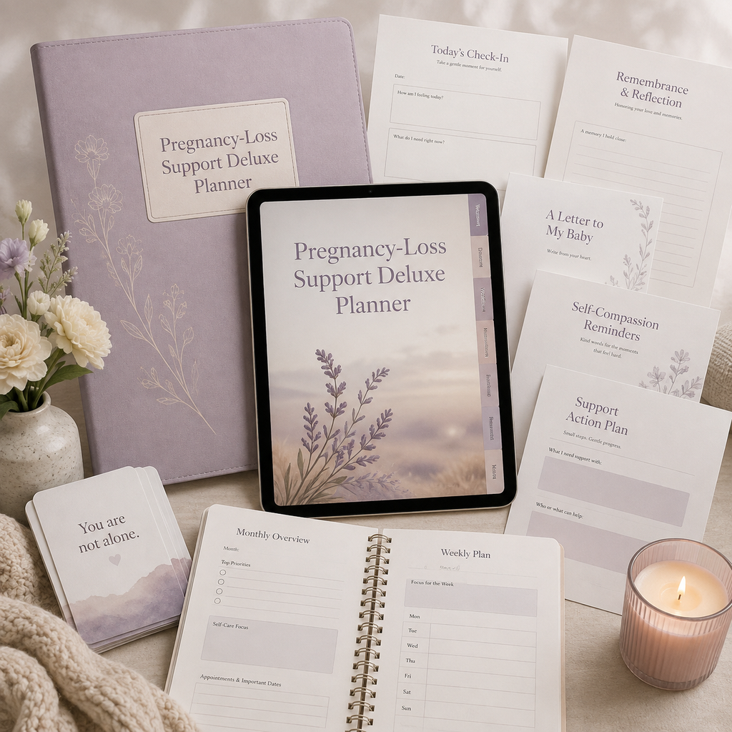 Pregnancy-Loss Support Deluxe Digital Planner — listing image 10