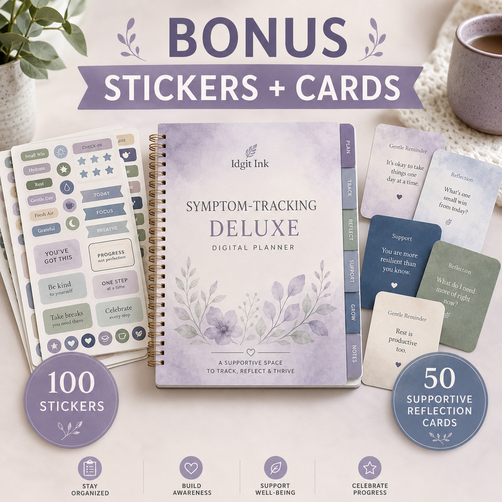 Symptom-Tracking Deluxe Digital Health Planner listing image 9 of 10