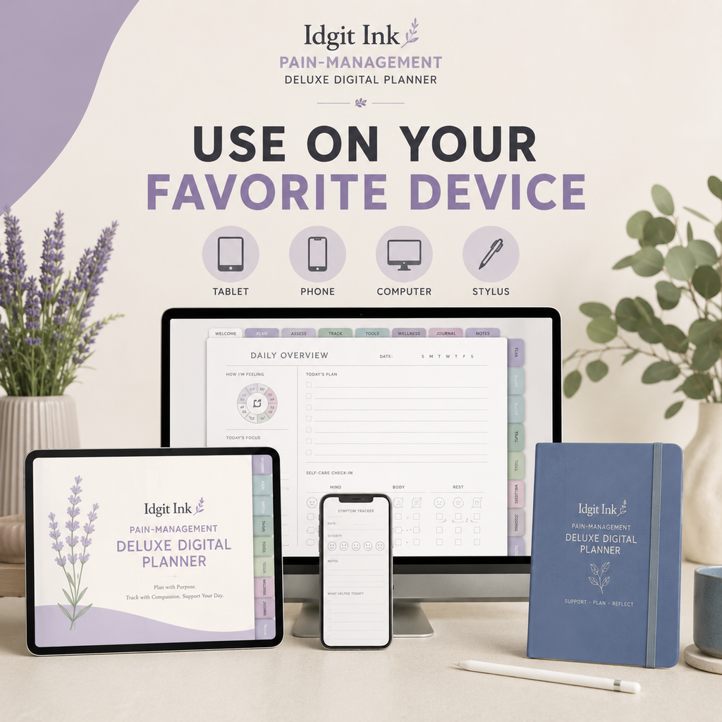 Pain-Management Deluxe Digital Planner and Pacing Toolkit listing image 2 of 10