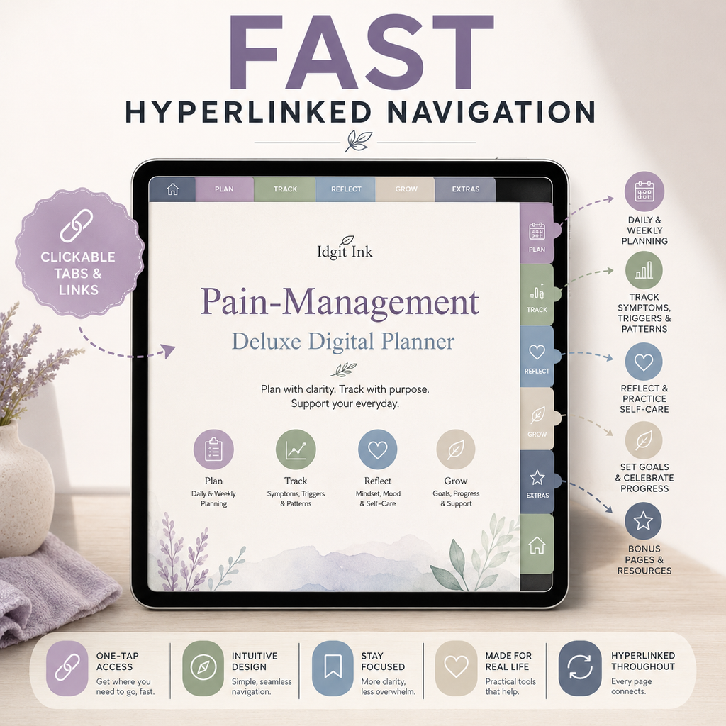 Pain-Management Deluxe Digital Planner and Pacing Toolkit listing image 3 of 10
