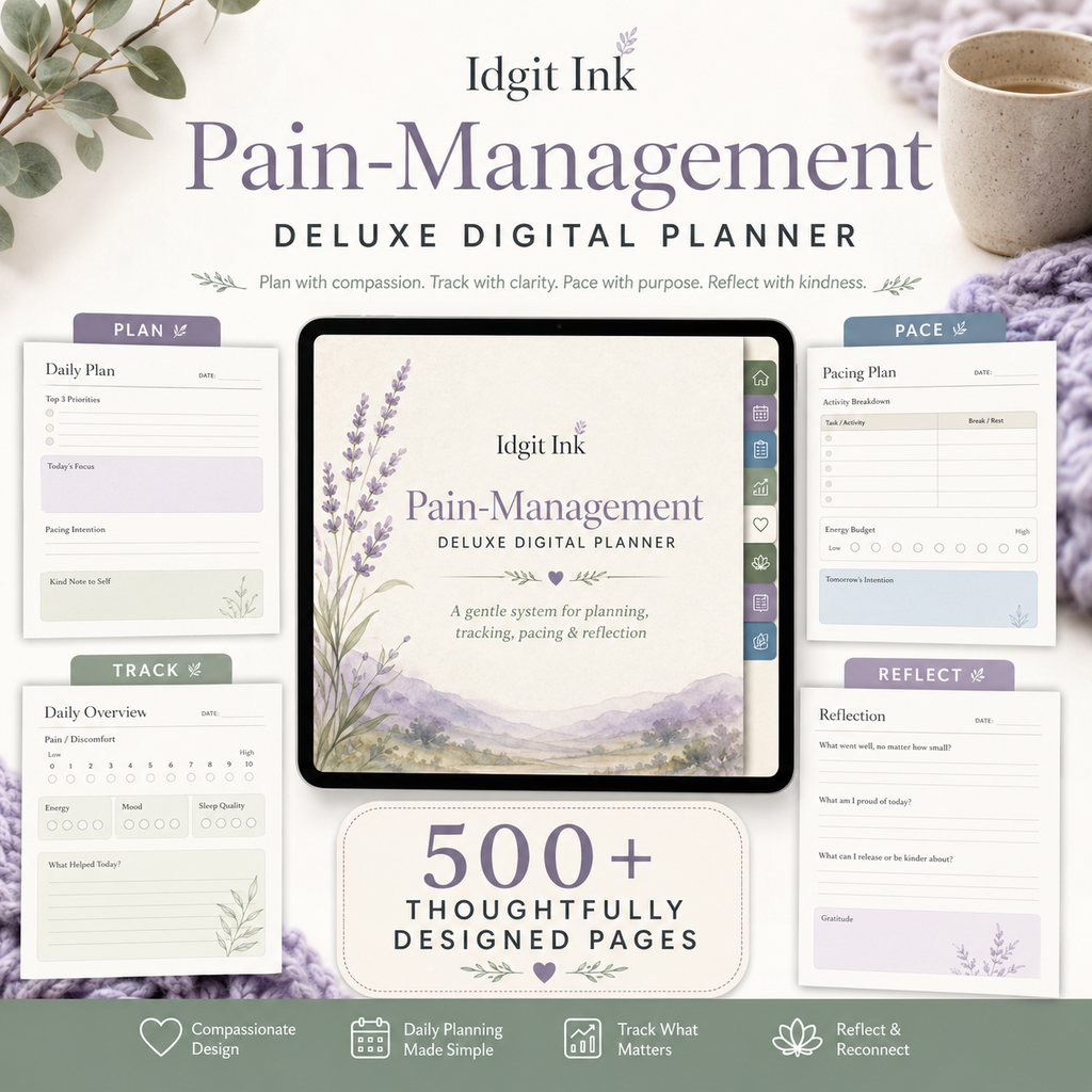 Pain-Management Deluxe Digital Planner and Pacing Toolkit listing image 5 of 10