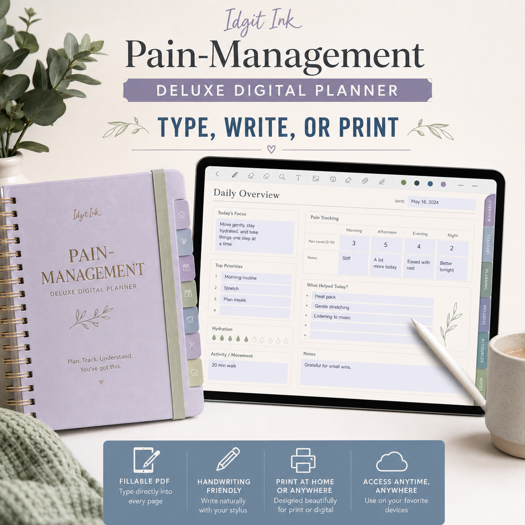 Pain-Management Deluxe Digital Planner and Pacing Toolkit listing image 7 of 10